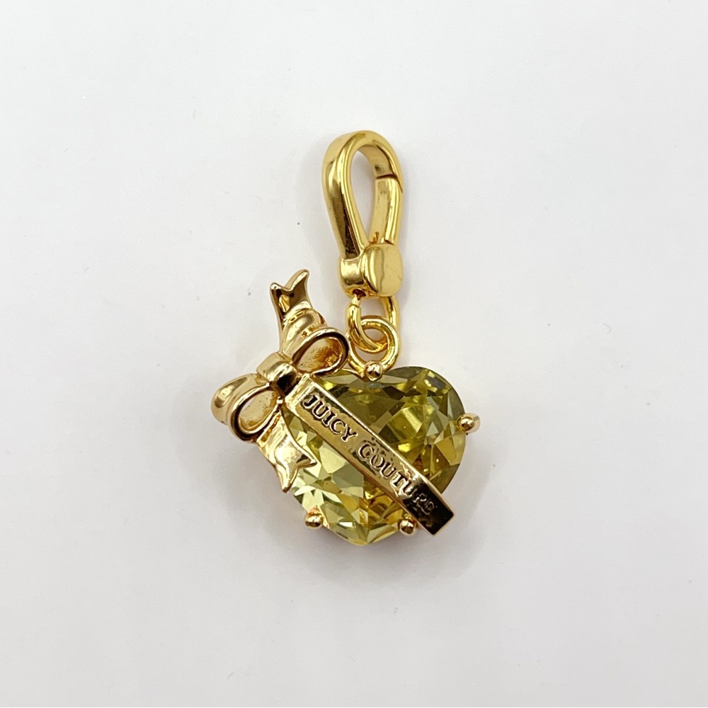Juicy Couture yellow heart locket charm
